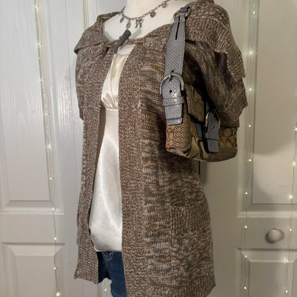 Brown Knit Women's Sweater
